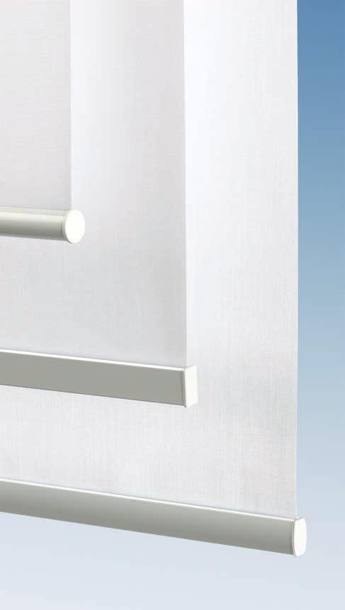 Compact design The compact and elegant design of parts enables maximum window coverage, with a minimal light gap.