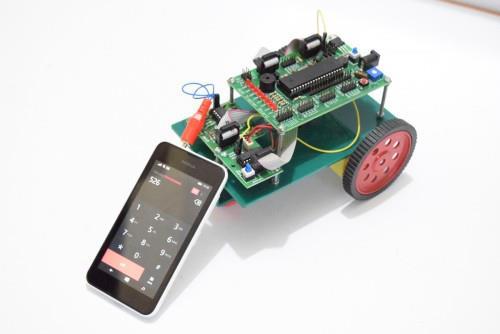 Relay is connected to the motor for ON/OFF of the DTMF module is used for converting frequencies and skype technique is used for automatic lift of calls and Raspberry pi