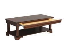 GO-7009 Queen Anne Lift Top Coffee Table 16"H x