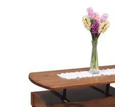 lifts up to 28") GO-7011 occasional tables Turned