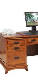 Eaton Executive Desk 30"H x 66"W x 30"D GO-3268