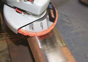 It s comfortable to use without damaging or gouging components. OPTION 2 SURFACE PREPARATION & CLEANING Norton cup brushes can be used as an alternative to Blaze Rapid Strip.