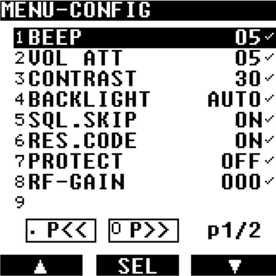 11. RECEIVER SETTINGS 11.1. CALENDAR & CLOCK 1. Press [MENU], then use [ ] to select [CLK] and then press [ENT] 2.