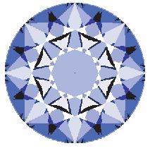 To estimate the degree of light reflection contained in a diamond, you can