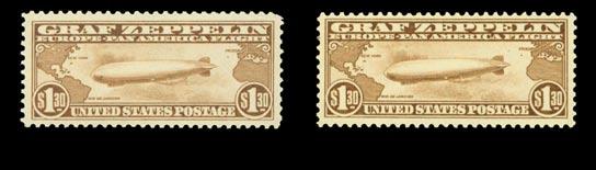 00 1220 (834) $5.00 Coolidge NH top plate block of four, centered VF. (Photo) 350.00 1221 (1484a, 1701a x2, 1830b) Tidy lot of three different modern EFO s.