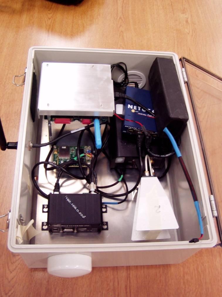 Anchor Node Unit (ANU) Battery Processor GPS 900 MHz data radio