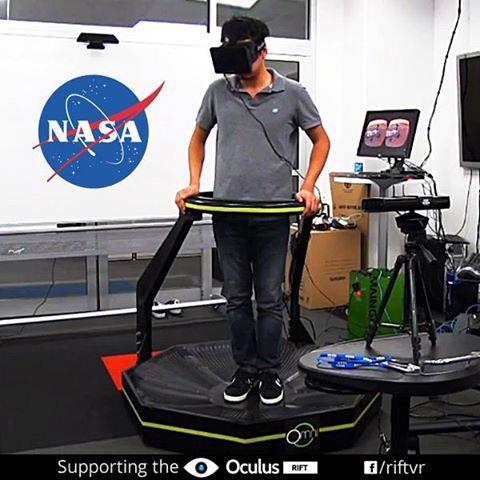 Virtuix Omni Omni-directional Treadmill Oculus Rift + Virtuix Omni creates