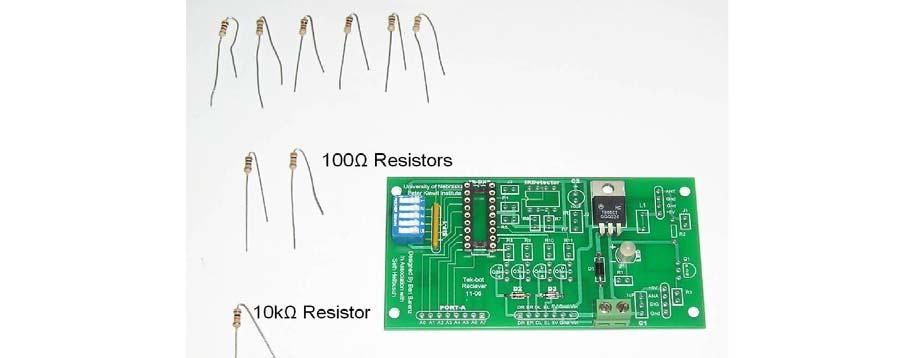 one 10kΩ resistor for