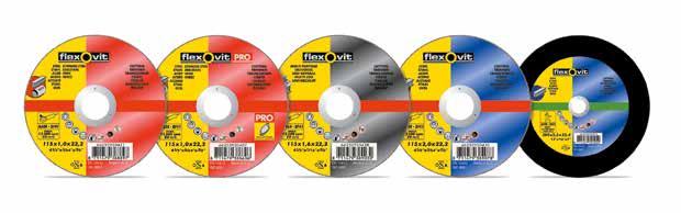 CUTTING-OFF WHEELS TYPE 41 STEEL INOX CUTTING-OFF WHEELS Ultra long life Comfortable and easy to use Straight and fast cutting Thin accurate cutting Free from Iron, Sulphur, and Chlorine TYPE 41 (mm)