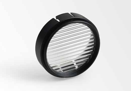 imax SPREAD LENS BEAM / SPREAD LENS The honeycomb louvre is made up from small hexagonal openings and is used to improve visual comfort by reducing the direct view into the luminaire.