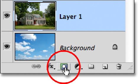 Step 7: Add A Layer Mask Now that we ve selected the area we re protecting, let s convert the selection into a layer mask.