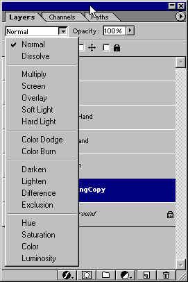 Blending Options dialog box: You'll have to experiment with the options, I'm going to use the Multiply >