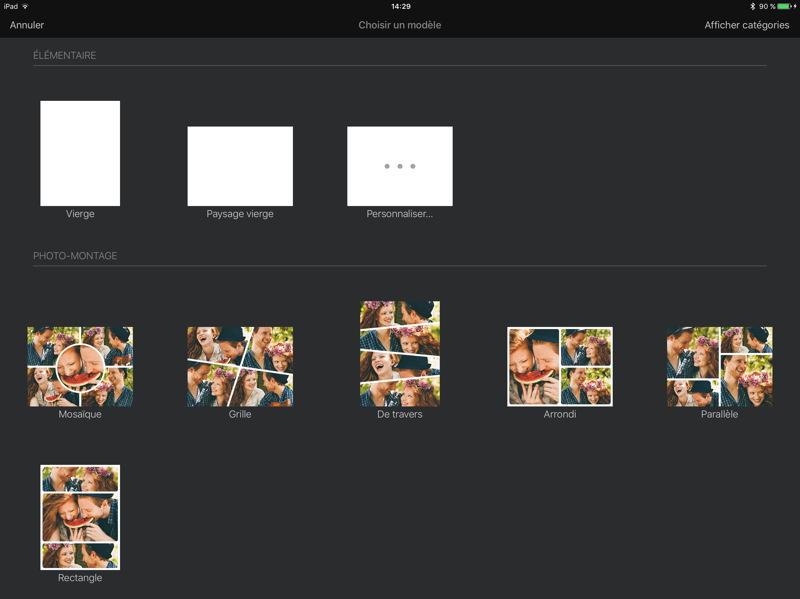 Create or open an image. Pixelmator comes with predesigned templates.