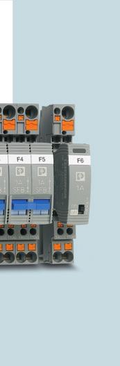High-grade device circuit breakers guarantee the safety of your systems Device circuit breakers are a key factor in high system availability.