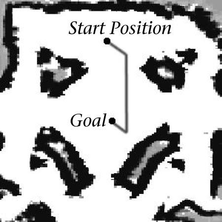 The goal of motion is to reach a target location with high probability.