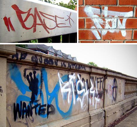 In modern times, graffiti artists are usually found with accessories like spray paint in aerosol cans, markers, normal paints, chalks and even stencils,