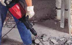 TE 905-AVR demolition breaker Heavy duty chiselling and demolition work on concrete, masonry, stone and asphalt.