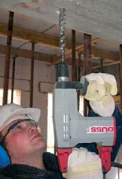 ROTARY HAMMERS P 26 SDS P 26 SDS applications Drilling holes for wall plugs Drilling holes up to dia. 30 mm for heating pipes, electrical cables, etc. Making recesses in masonry up to dia.