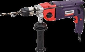 2-speed Impact DRILLS BUR2 250E PROFESSIONAL BUR2 250CET PROFESSIONAL ANTI-vibration HANDLE New Anti-vibration side handle helps reduce vibration level and user fatigue by up to 40% Electronic speed