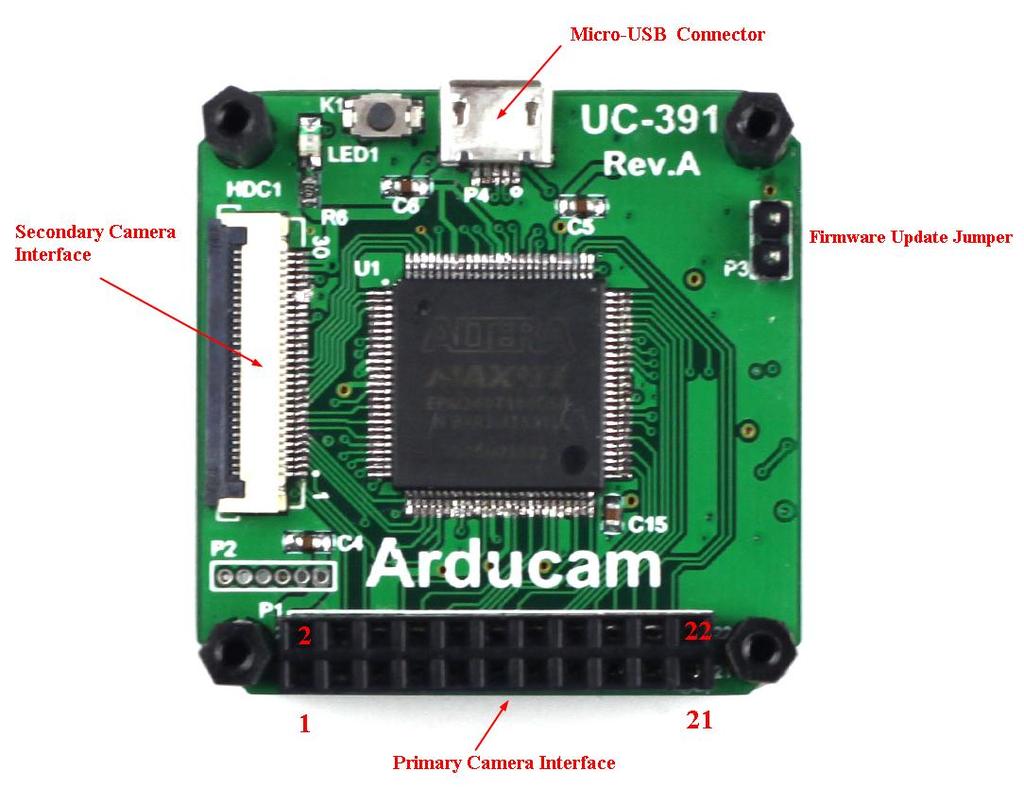 1 Introduction This user guide describes the detail operation of ArduCAM USB camera for MT9J001.