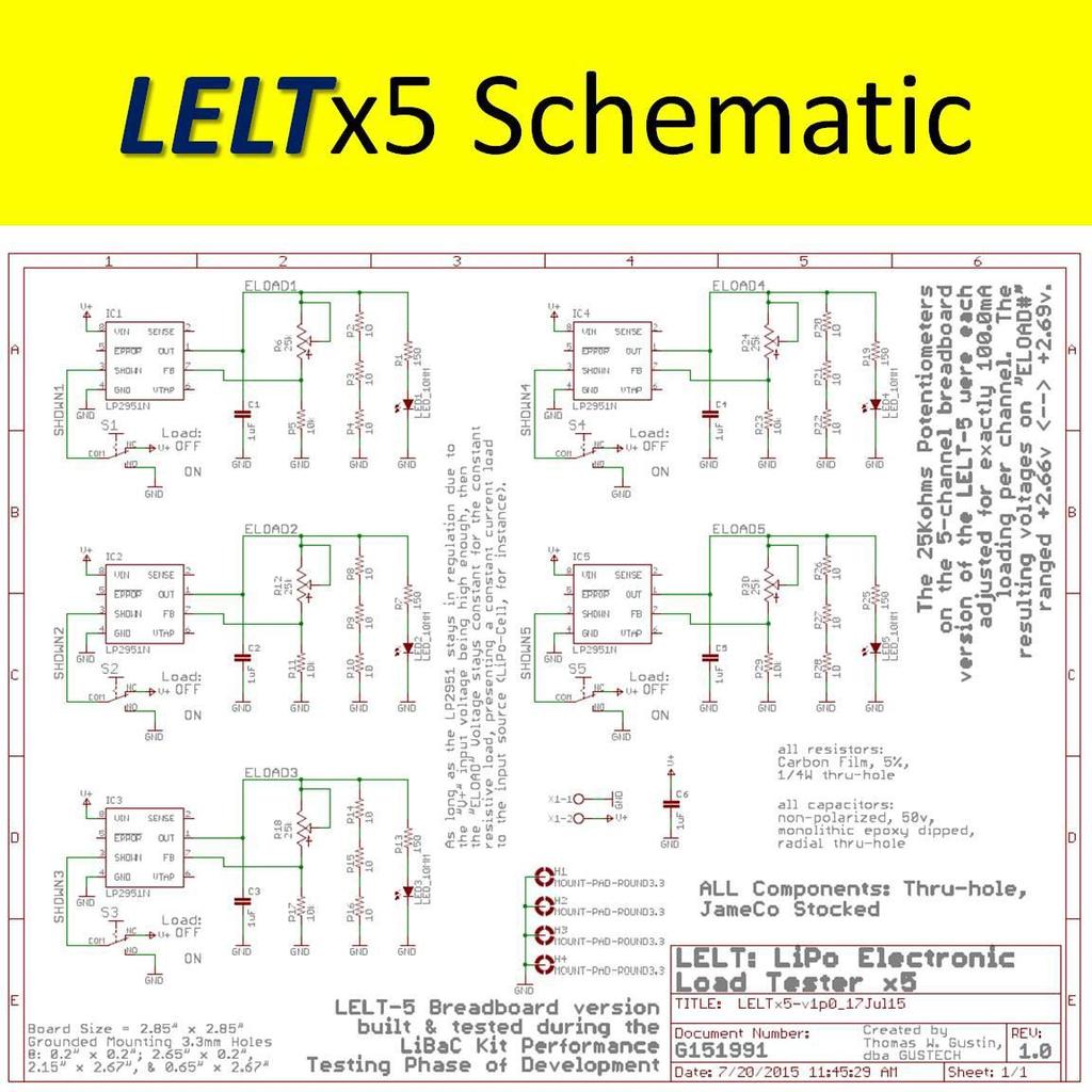 YOUR "new" LELTx5 is ready to go to work for you. See the Technical Section's "Other Currents" in step 19, and see the Performance Results (steps 20+.