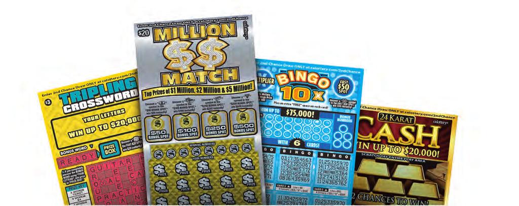 COMING SOON AUGUST GAMES Look for these exciting Scratchers games coming to your store July 23 rd!