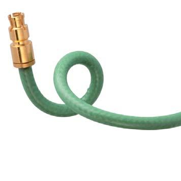 Microbend MVR Microbend MVR offers all the benefits of the Microbend in a 65 GHz, high bandwidth cable assembly that features an SMPM female connector compliant with MIL-STD-348 on one end and a 1.