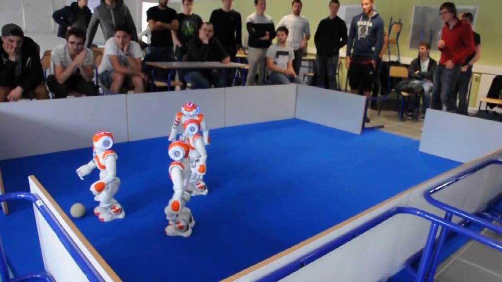 ground and NAO humanoids robots