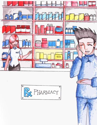 Can you recommend something for my stomachache? Pharmacist : Can I help you?
