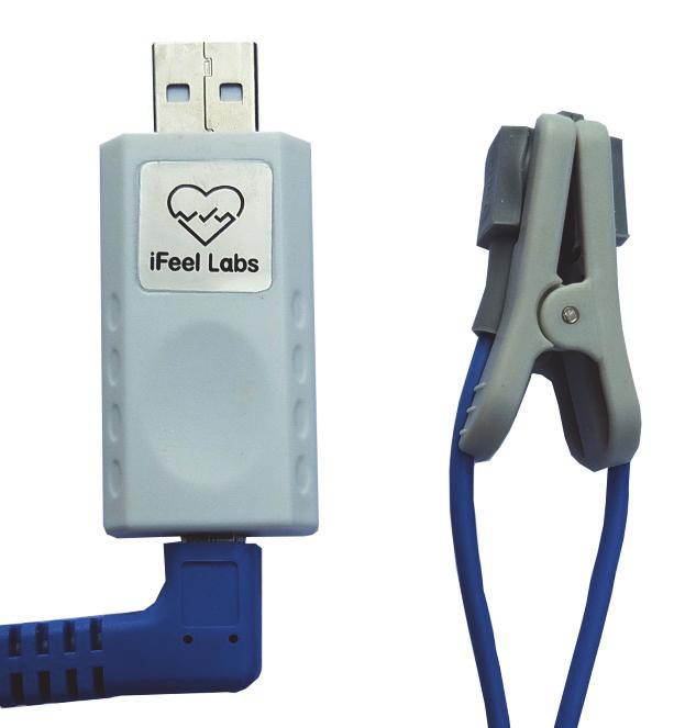 IFEEL USB SENSOR The ifeel USB Sensor is a highly accurate heart rate sensor that measures heart rate from a finger or ear.