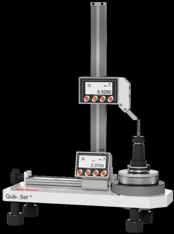 The QuiK-SET Tool Presetter Is a precision instrument designed for speed and simplicity in manufacturing environments or tool cribs.