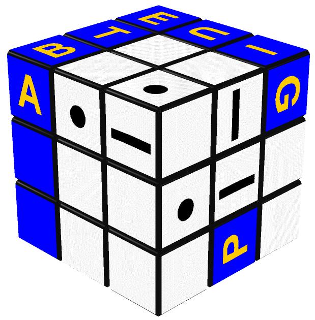 ch/ Morse Code Cubes are 3x3x3 Rubik's Cubes
