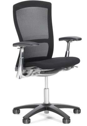 Knoll Life Chair Black fabric Eclipse