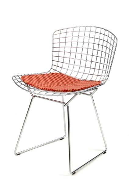 Knoll Studio Bertoia Chair Upholstered seat