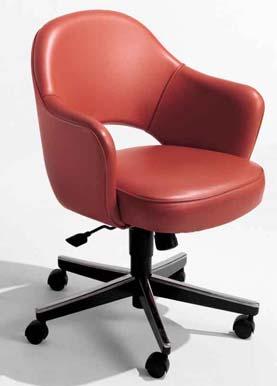 Studio Saarinen Executive Chair Grey leather