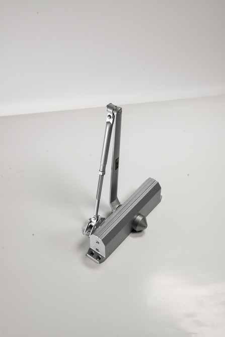 DOOR CLOSERS Medium Duty Heavy Duty 63 LH5016 Medium/Heavy Duty Closer Ideally suited for commercial use Cast aluminum body Size 1-6 Tri-packed (regular, top jamb, and parallel arm mount) UL/cUL