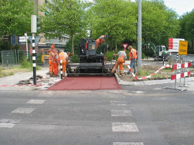 Page 11 of 12 7 Paving For the hot mix paving ordinary asphalt laying equipment can be used.