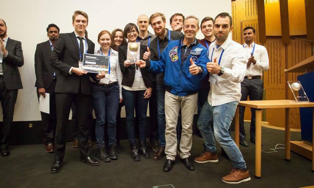 THE ESA MOON CHALLENGE At the kick-off of the ESA Moon Challenge in September 2015, students were introduced to the ESA-led mission architecture concept study that aims for the next steps in lunar