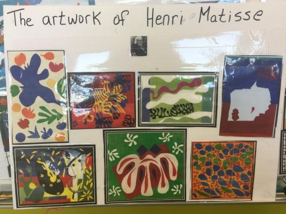 Henri Matisse was an artist that drew with his scissors at the end of his career creating collages out of