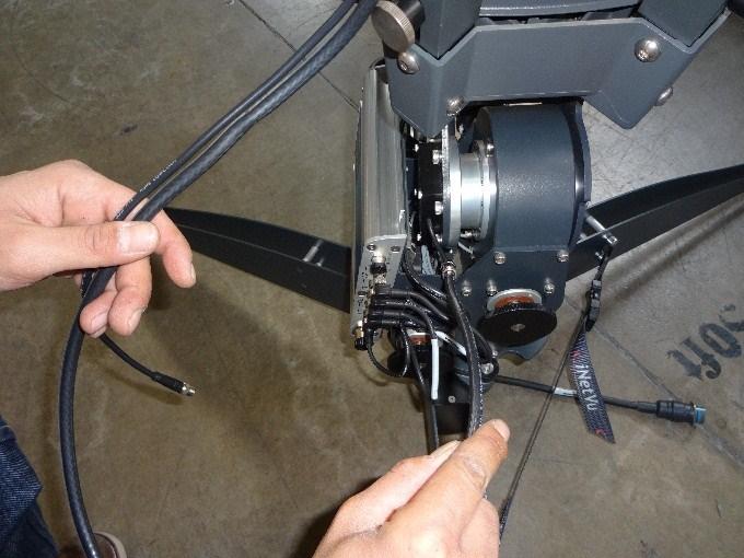 24 Page 24 of 39 10) Feed the IFL cable through the center of the AZ/EL drive and through the tripod center same as was