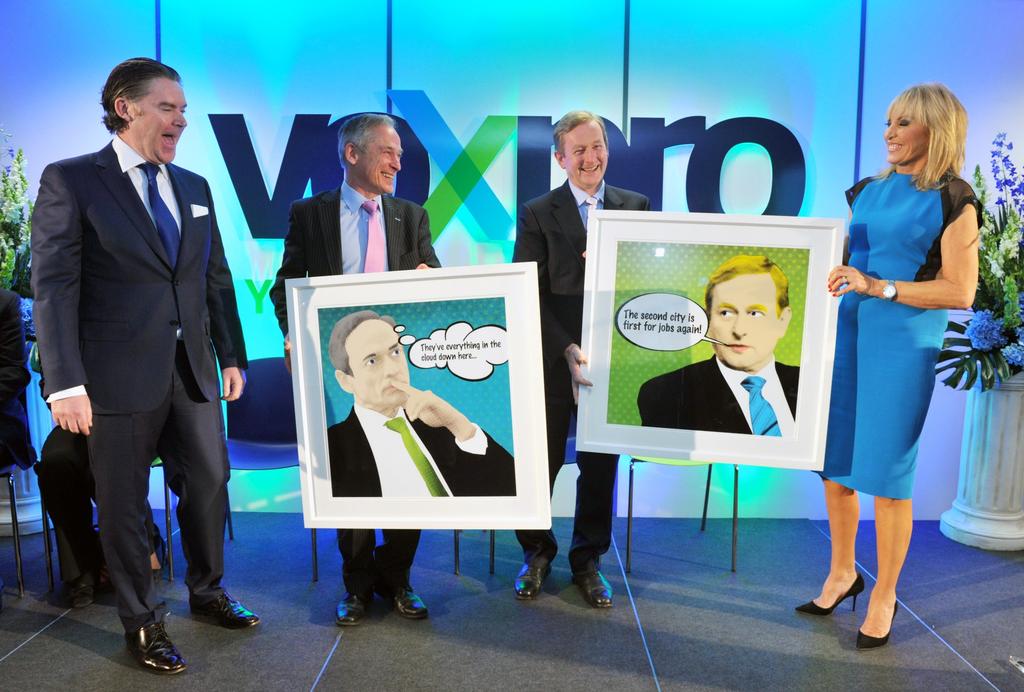 2014 - Voxpro continued its rapid expansion in 2014 and the Taoiseach and the Minister for Enterprise and Innovation both visited Voxpro in May 2014 for a 350 jobs announcement which brought the