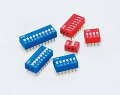 Dip Switch RS & RSR NON-SWITCHING SWITCHING DIELECTRIC STRENGTH CAPACITANCE CIRCUIT : 2000 operation cycles per switch 24VDC, 25mA. : 100mA, 50 VDC : 25mA, 24VCD. : (a) 50mΩ max.