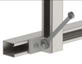 MISCELLANEOUS ITEMS Continuous Slot Metal Framing System Installs quickly Completely adjustable Re-usable