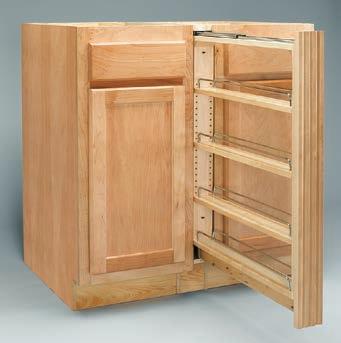 All cabinets get stained and sealed and are protected with a durable topcoat.