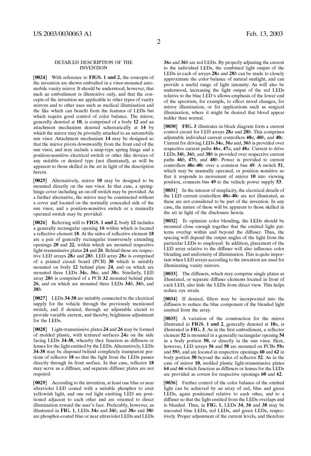 US 2003/0030063 A1 Feb. 13, 2003 DETAILED DESCRIPTION OF THE INVENTION 0024. With reference to FIGS.
