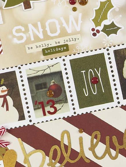 designed by: Lisa Swift Cozy Christmas 2x12 Border & 4x12 Title