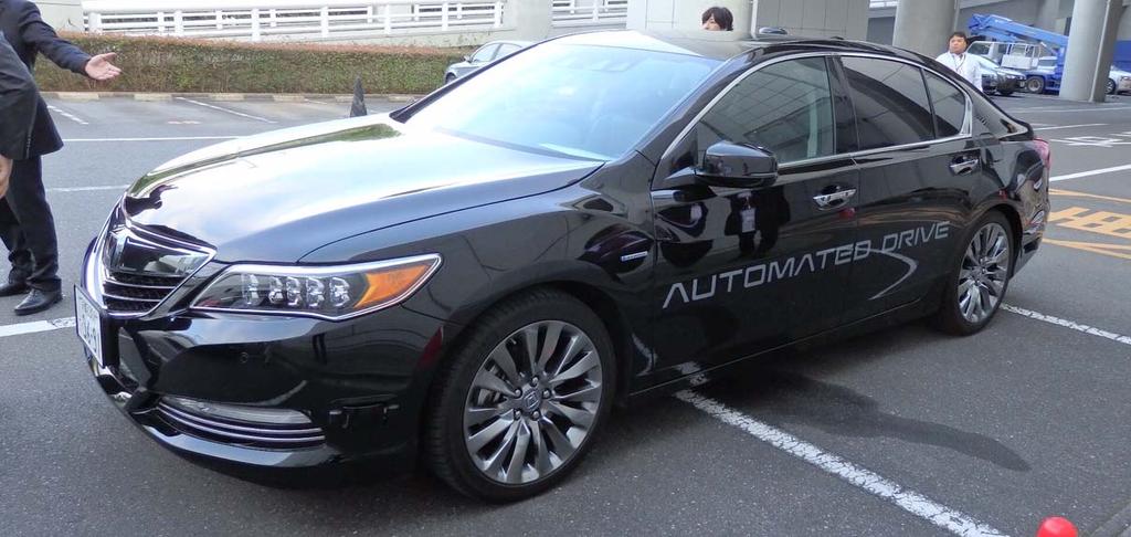 Autonomous driving demonstration by Honda 4 The