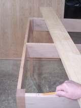 Draw the area to be removed, make a series of thin kerfs, and wedge the waste out with your chisel.