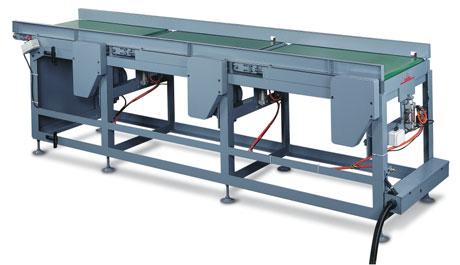 F-I01 F-C06 MULTI-STAGE INITIAL CONUEYOR TABLE The three initial infeed tables allows