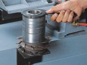 opertions on right end of the workpiece.